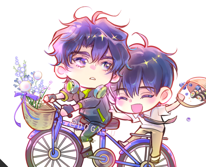 dogxiu's tweet photo. 【約會系列2-途中】

轉角，撞見春天~🌸

#ORV #全知讀者視角 #Joongdok https://t.co/OioEYgG8tp