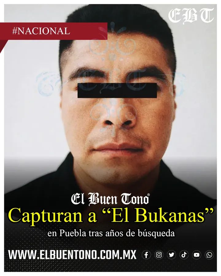 EJTO_FAM_GN's tweet image. #ÚLTIMAHORA 
⚠️  Capturan a “El Bukanas” en Puebla tras años de búsqueda  
Chignahuapan, Puebla.- En un operativo conjunto, autoridades federales lograron la detención de Roberto N, alias “El Bukanas”, identificado como uno de los principales generadores de vi0lencia en la región