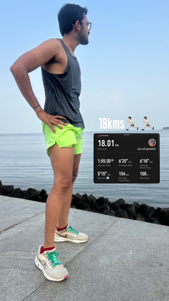 PiyushGada131's tweet image. Sunday 18kms🏃🏻🏃🏻

#sundaylongrun #runners