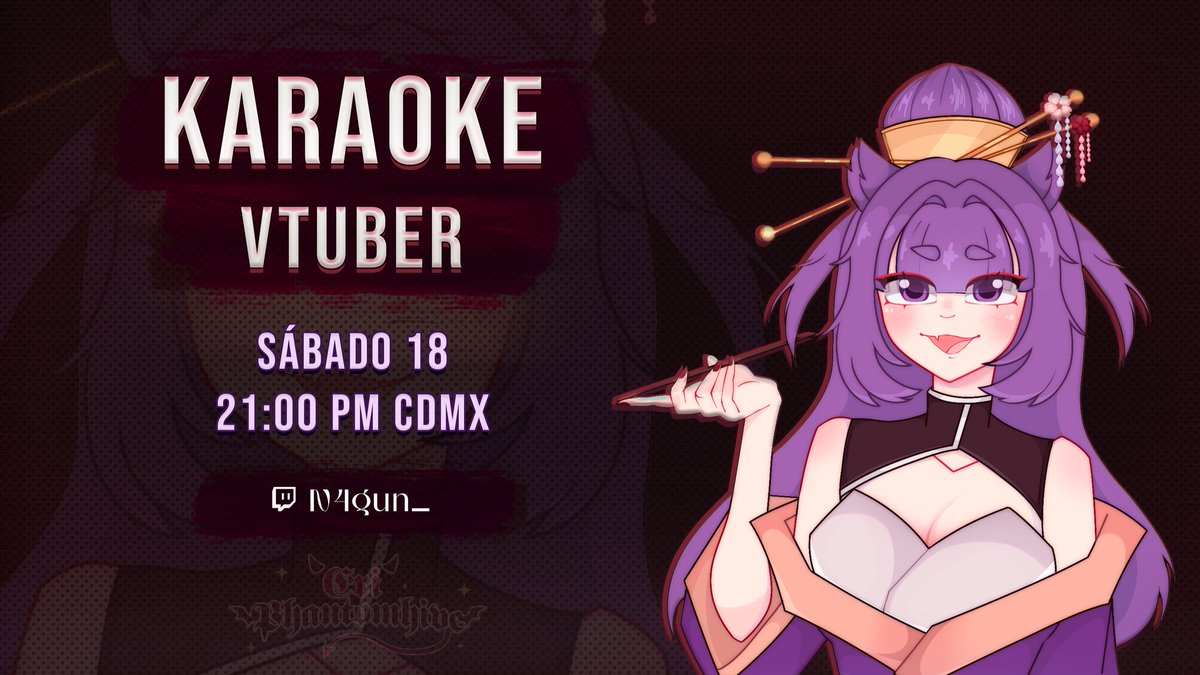 Estaré participando en una bonita colab gracias a mi amiguis <a href="/eri_phantomhive/">⋆｡ﾟ Eri Phantomhive｡⋆🪄</a> 
Por motivos de hora, no prenderé pero les dejo el canal de la piciosa de mi esposa grr 🫦

「 ✦ Link en los comentarios ✦ 」