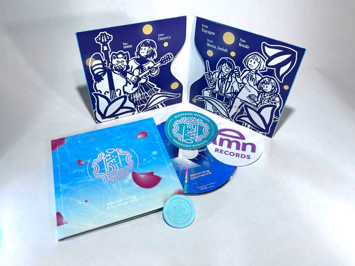 Baobab Crossing 1st Album "Blooming Moments" のリリース特設ページをホームページにて公開しました。
レコ発ライブイベント「Blooming Moments – World² Tour」等の追加情報も随時更新していきますので、ぜひチェックしてみてください。
emnrecords.com/?p=637