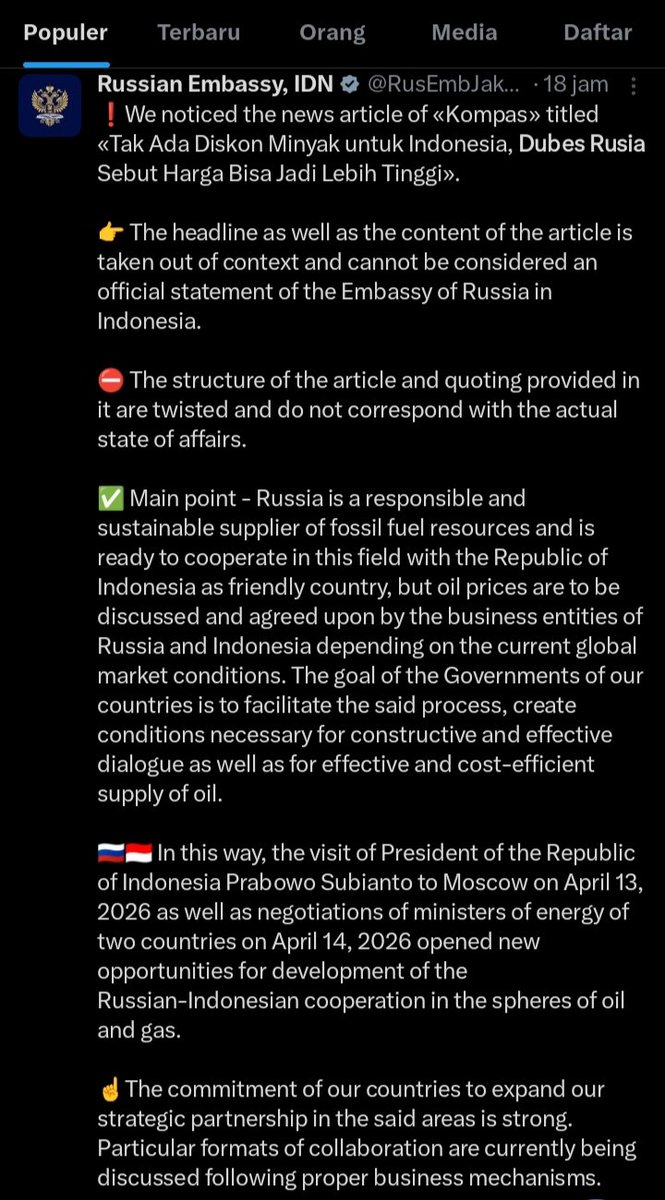 Killer_guard89's tweet photo. @kompascom penyebar berita hoax satu circle @tempodotco antek asing🗿🫵🏻 https://t.co/UyC3Y8Fa6T