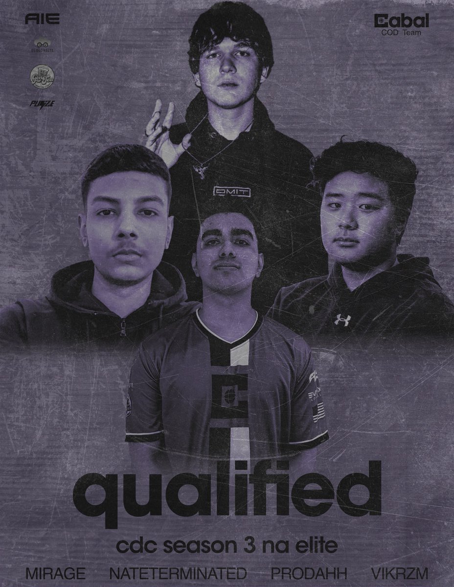 CabalCOD's tweet image. No PR, No Problem. 
No One is Bigger Than #TheProgram.

QUALIFIED FOR SEASON 3 OF THE @COD_Esports CHALLENGERS NA ELITE.

Cabal
🌐@mi7age
🌐@NateTerminated_ (Loan via @OMiTGG)
🌐@Prodahh_
🌐@vikrzm_

💼@Im_Afflicted (HC)

GGs to @Huntsmen and Conwa&amp;amp;Co