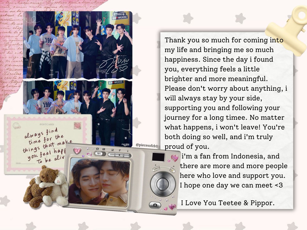 piecesofzb1's tweet photo. love letter for teetee &amp; pippor <33 i love you naaaa 💗🫶🏻

Stay With TTP
#WeLoveTTP @twnpich @porsuppakarn https://t.co/OaSvZt3aJU