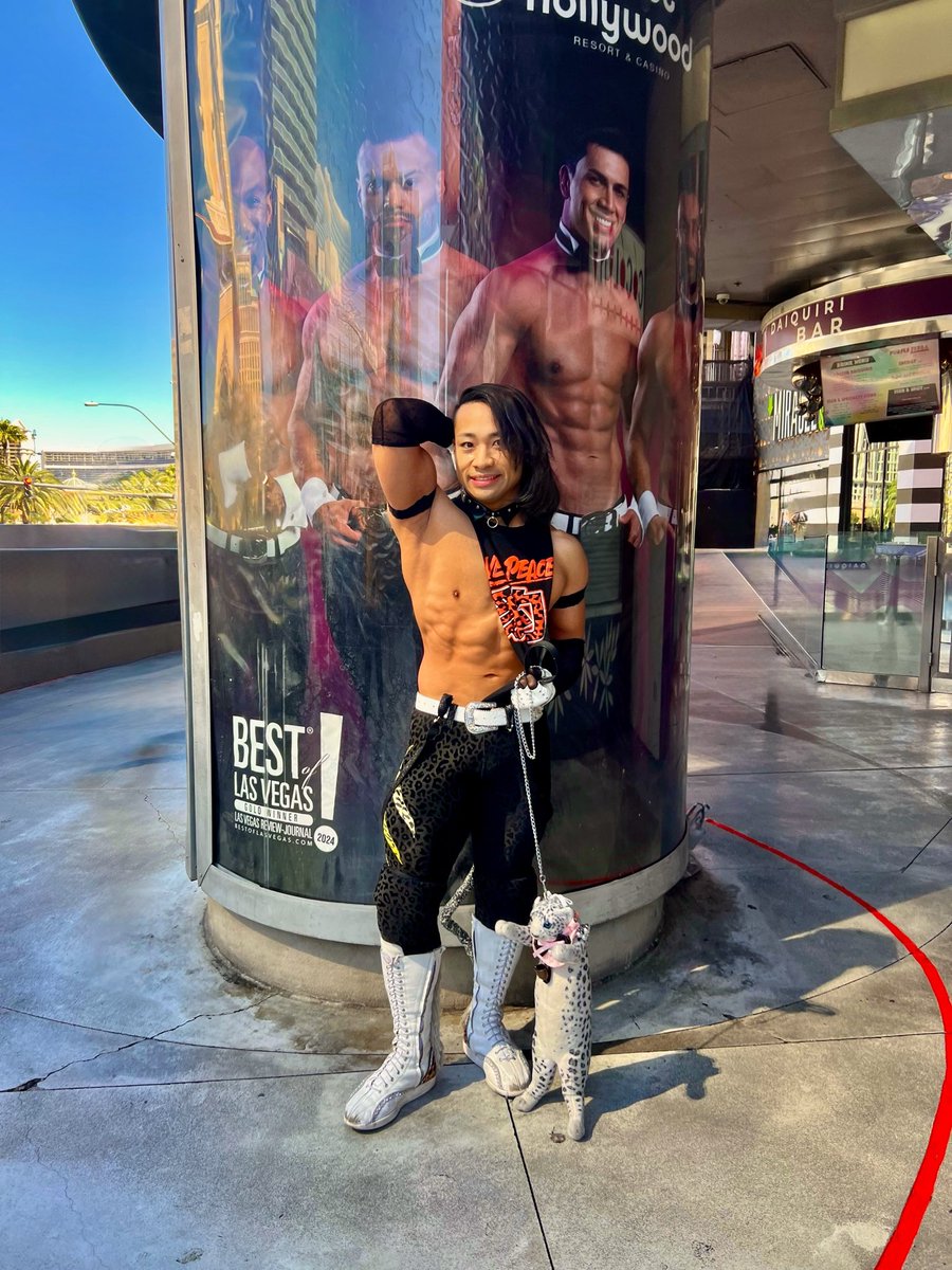 dragongate_hyo's tweet image. 俺は自由だ。🇺🇸

#LasVegas #prowrestling