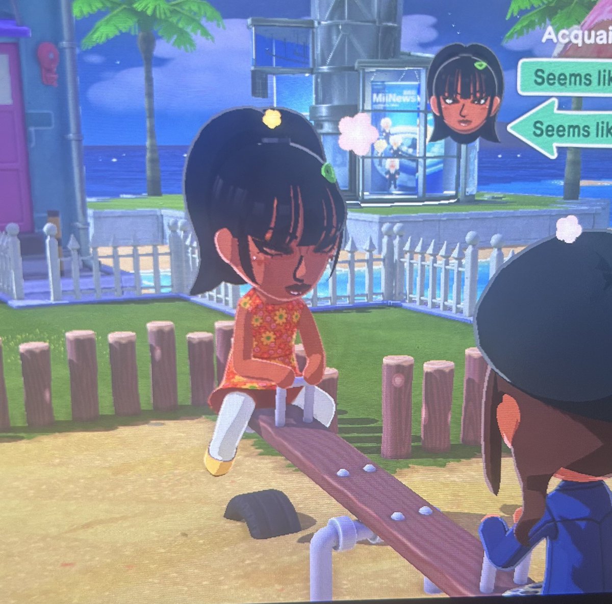 ebony ⚢ playing tomodachi life tweet media