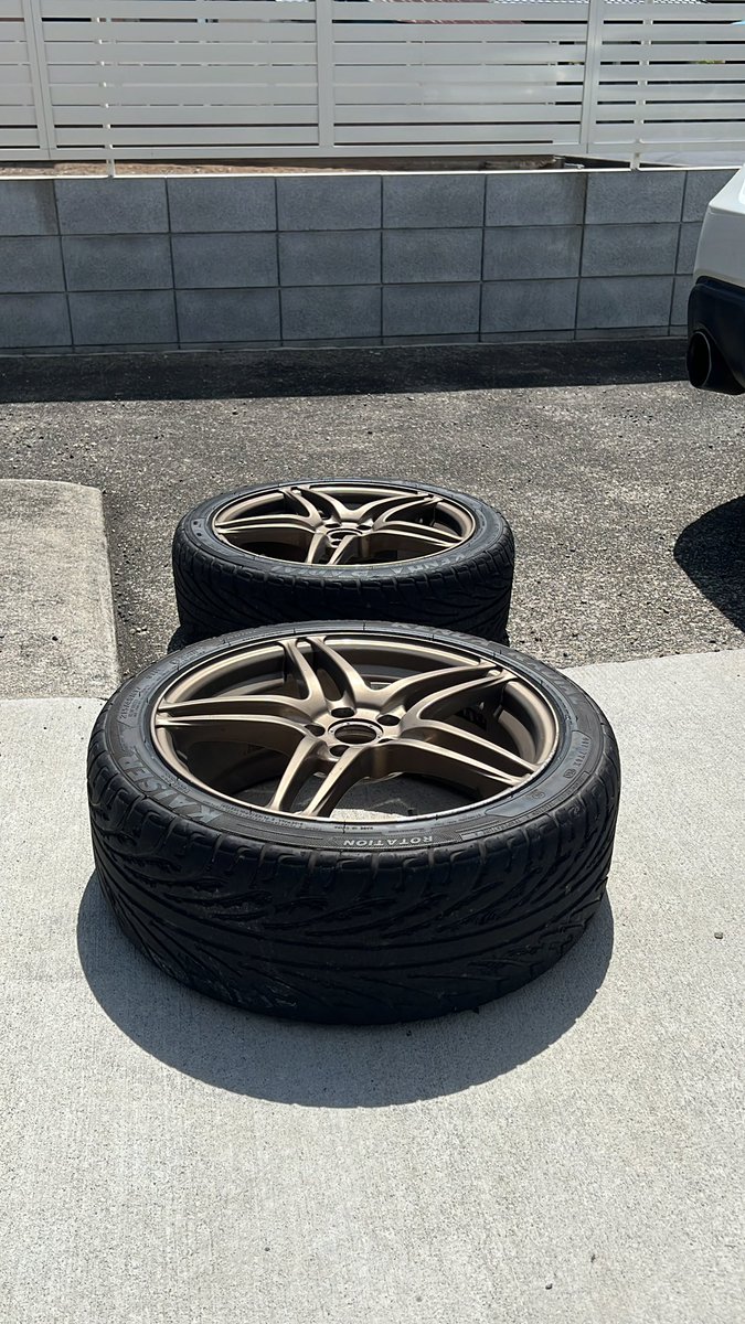 インドラ調整ついでに溝あるのに変えたけど
なんか左のが減ってる🤜