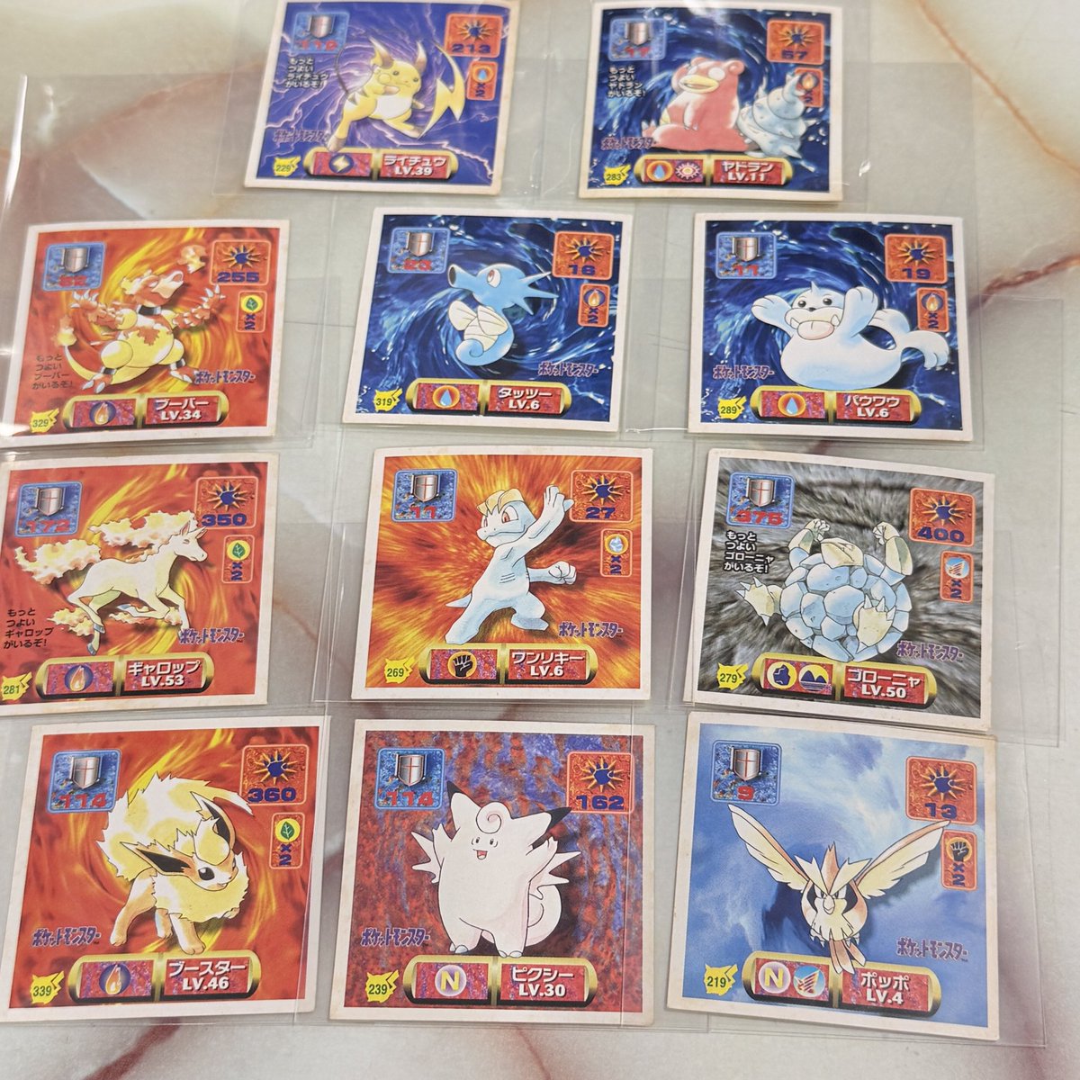 レトロ ポケモンシール ポケモン 最強シール列伝 各100円⭕️