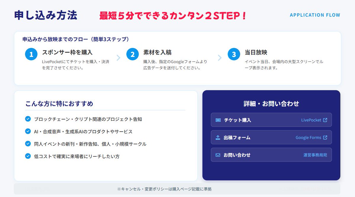 sazinoki's tweet image. 【JPYCキャッシュバックキャンペーンのお知らせ】
今、『りうけっとスポンサー枠にお申込みでJPYCキャッシュバックが』受けれます！！
なんと特大還元の５０％ウォレットアドレスある広告主様全員が対象！！

🎪貴方の広めたいプロジェクトをたった3000円（→1500円）で広めるチャンスきてます！！
