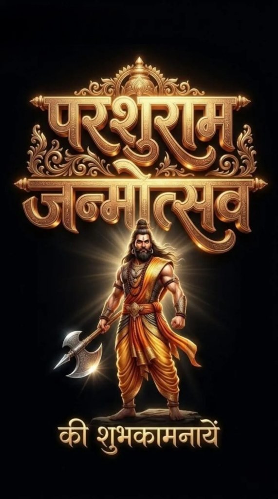 आप सभी को भगवान श्री विष्णु जी के छठे अवतार भगवान श्री परशुराम जी की जयंती की हार्दिक शुभकामनाएँ