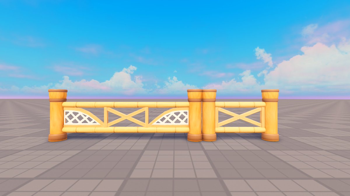 iamvividc0re's tweet image. Handpainted fences I scrapped because I’m insanely picky 😭 chunky proportions just don’t sit right with me. #robloxdev #stylizedart #3dmodeling