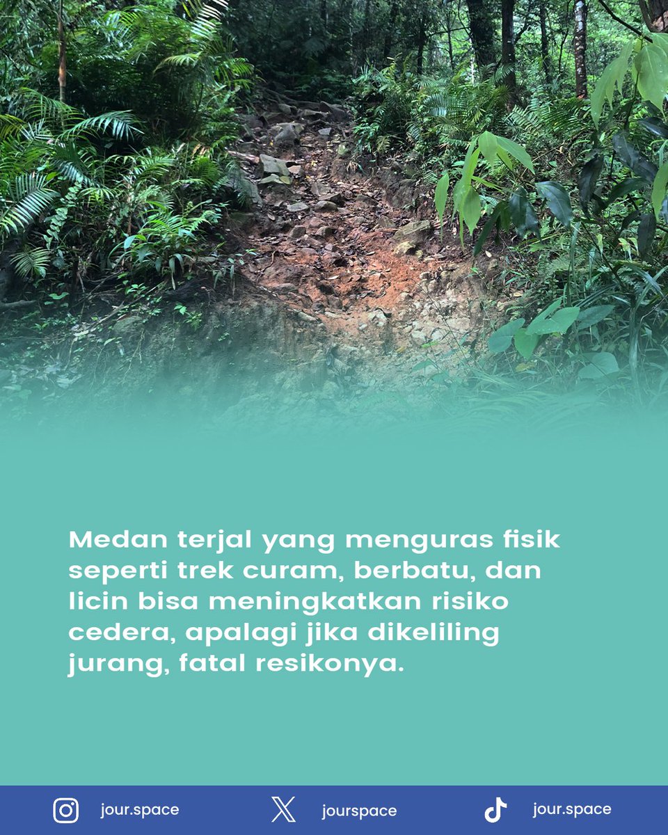 jourspace's tweet image. Naik gunung emang seru, tapi jangan lupa selalu siap dan waspada karena kondisi bisa berubah kapan aja.

#Pendakian #Mendaki #Gunung #JourSpace