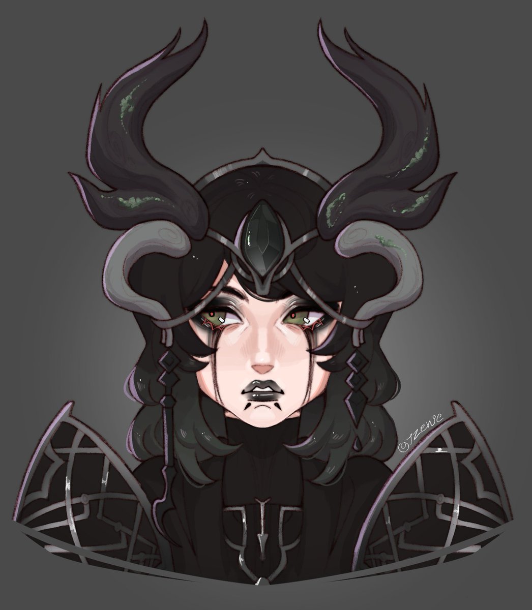 oh and I had to draw her updated look #warframe