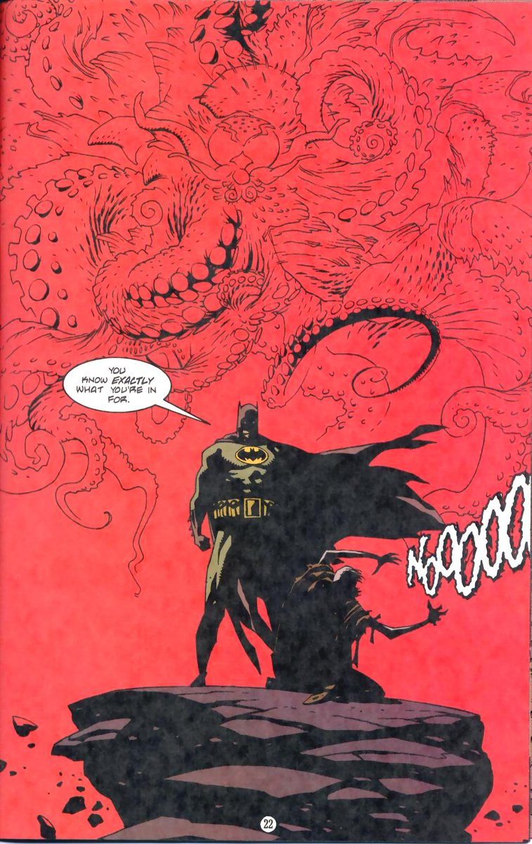 From Legends of the Dark Knight #54: Sanctum, by Mike Mignola and Dan Raspler