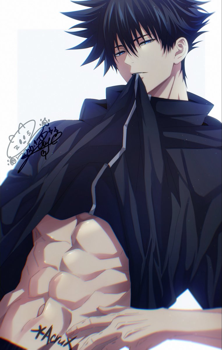 Illust_Man_2020's tweet image. 伏黒恵rkgk
上げるタイミングを見失ってボツになった伏黒くん🐺
是非……
愛でてあげてください🥹