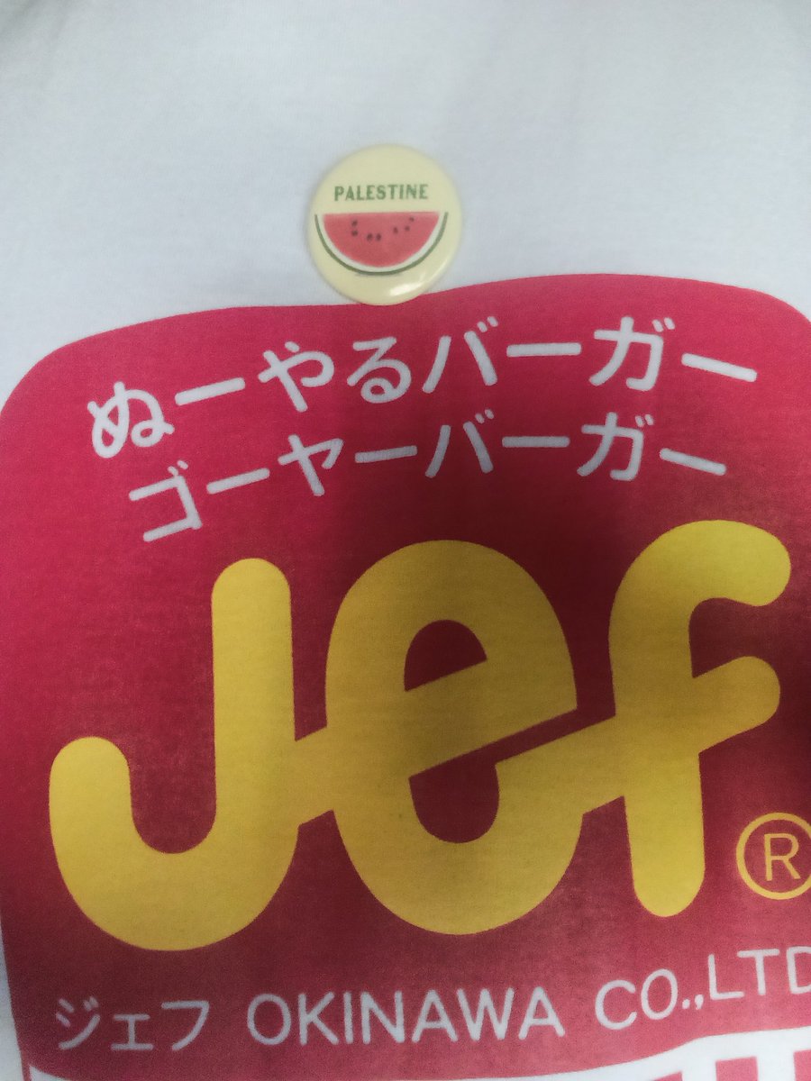 OmijaTam's tweet image. PALESTINE on my T-shirt today 🇵🇸
#FreePalestine 
#BoycottIsrael 
#AbolishIsrael 
#JewsNazi 
#イスラエルを廃国にするべき