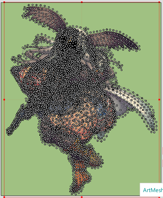 Live2D5.3の新機能把握のために一晩中メッシュ打ち
ねむい… 