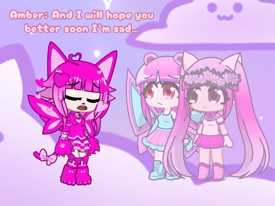 Amber_Jumpstart's tweet image. Amber meets Luna2026 and LunaUwU feeling sad part 2 (Comic)
#jumpstart #gachalife2