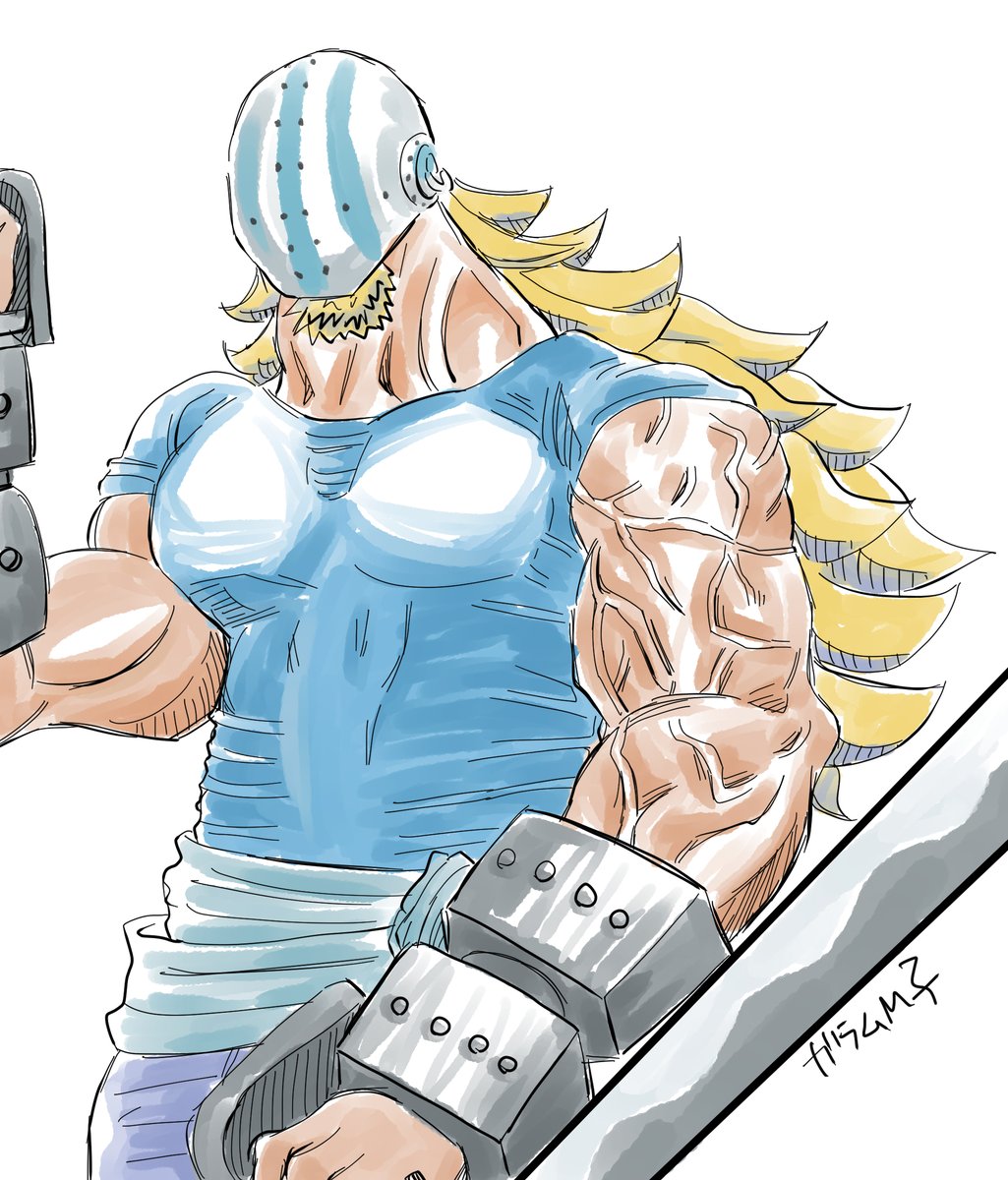 道上さ～ん、きらーさんできました！
初描きだったのでポーズ模写でごめんなさい！！
でも左腕に重点を置きました（ここが癖ポイントだとおもって・・・）あ～筋肉こそ至高💕リクありがとうございましたｗ貴重な体験でしたｗｗ