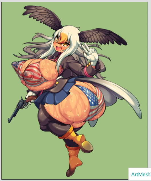 Live2D5.3の新機能把握のために一晩中メッシュ打ち
ねむい… 