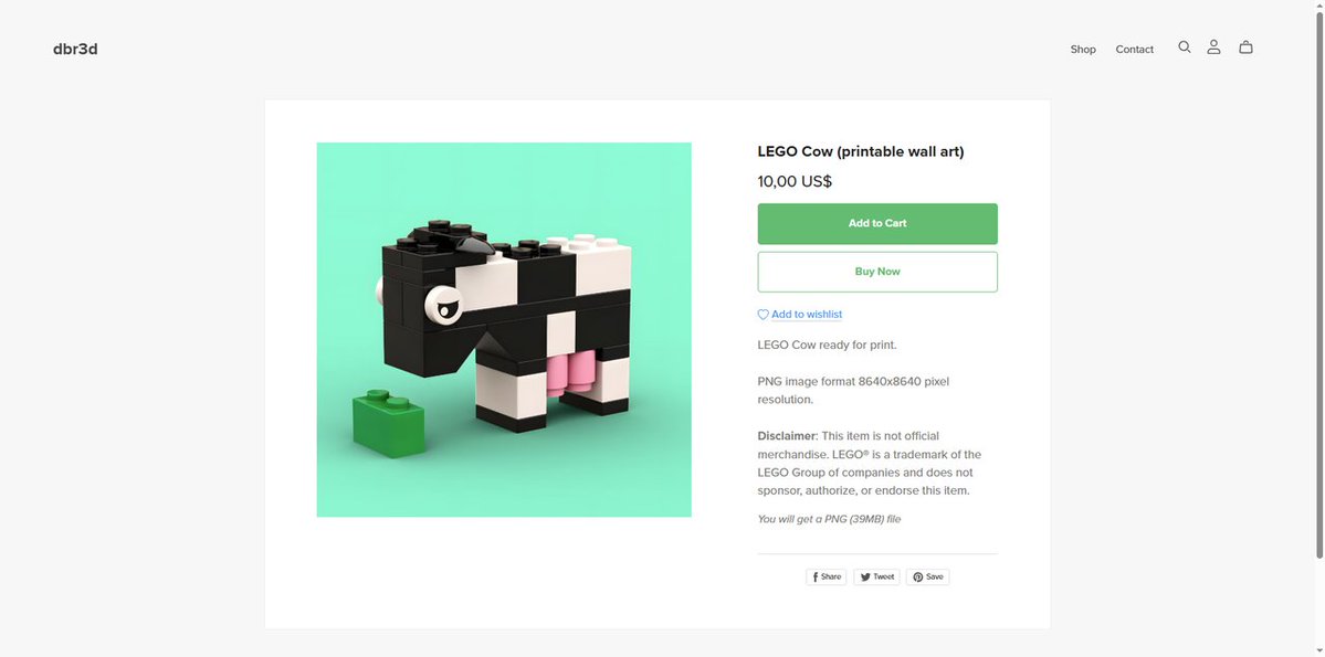 voxel_pacman's tweet image. Moo-ve over boring walls! Add some quirky charm with this LEGO Cow printable art. Perfect for bringing a smile to your space.
payhip.com/b/u13RD

#LEGOArt #PrintableArt #WallArt #HomeDecor #DigitalArt #InstantDownload #LEGOFans #AnimalLovers #dbr3d #payhip