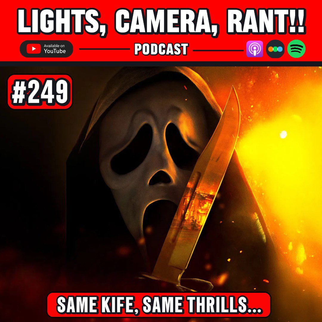 LightsCameraRNT's tweet photo. New Episode Alert 🚨

#249 - Sonic 4! | Guitar Hero Spiritual Sequel!? | SCREAM 7 👻

🔥OUT NOW🔥

#scream7 #newep #sonic #reviews https://t.co/8liCbwnw74