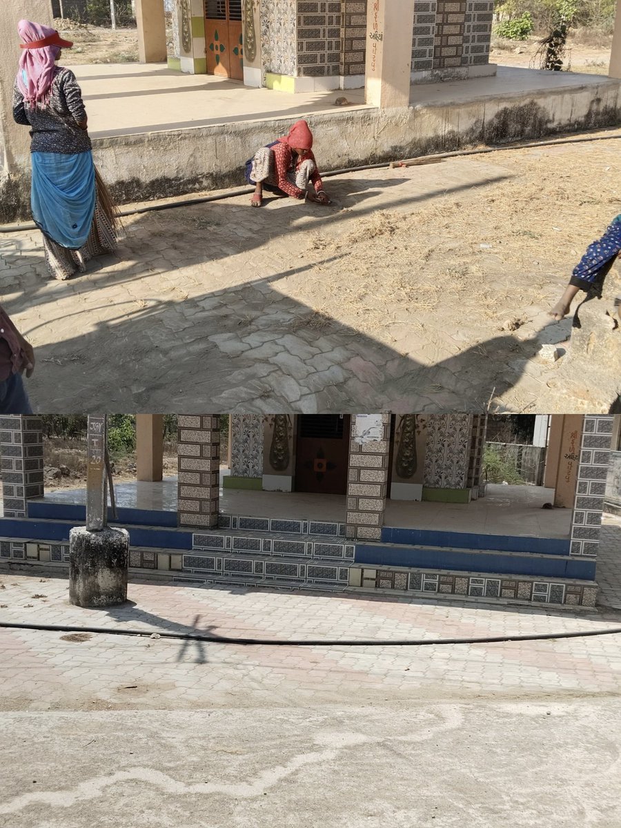 સ્વચ્છતા જુમ્બેશ અંતર્ગત સફાઈ કામગીરી કરવામાં આવી.