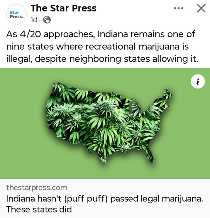 AmyYChester's tweet image. @POTUS @joeroganhq @DrOzCMS @SecKennedy @ogafroman @SnoopDogg @WillieNelson @cheechandchong 
But ... A liquor store and CVS on every corner #Indiana 
"My Body My Choice" what does that mean really? 🍄 💊 🚬 🍷 👶🏼 🚫👶🏼
🚫🍀
 🤔 
thestarpress.com/story/news/cri…