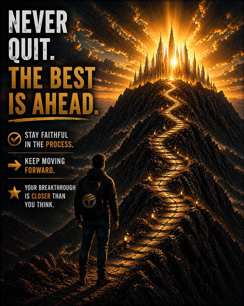 FreedomcoinWW's tweet photo. Never quit.
Stay faithful in the process.
The breakthrough is closer than you think🔥 https://t.co/RYxZLU52UW