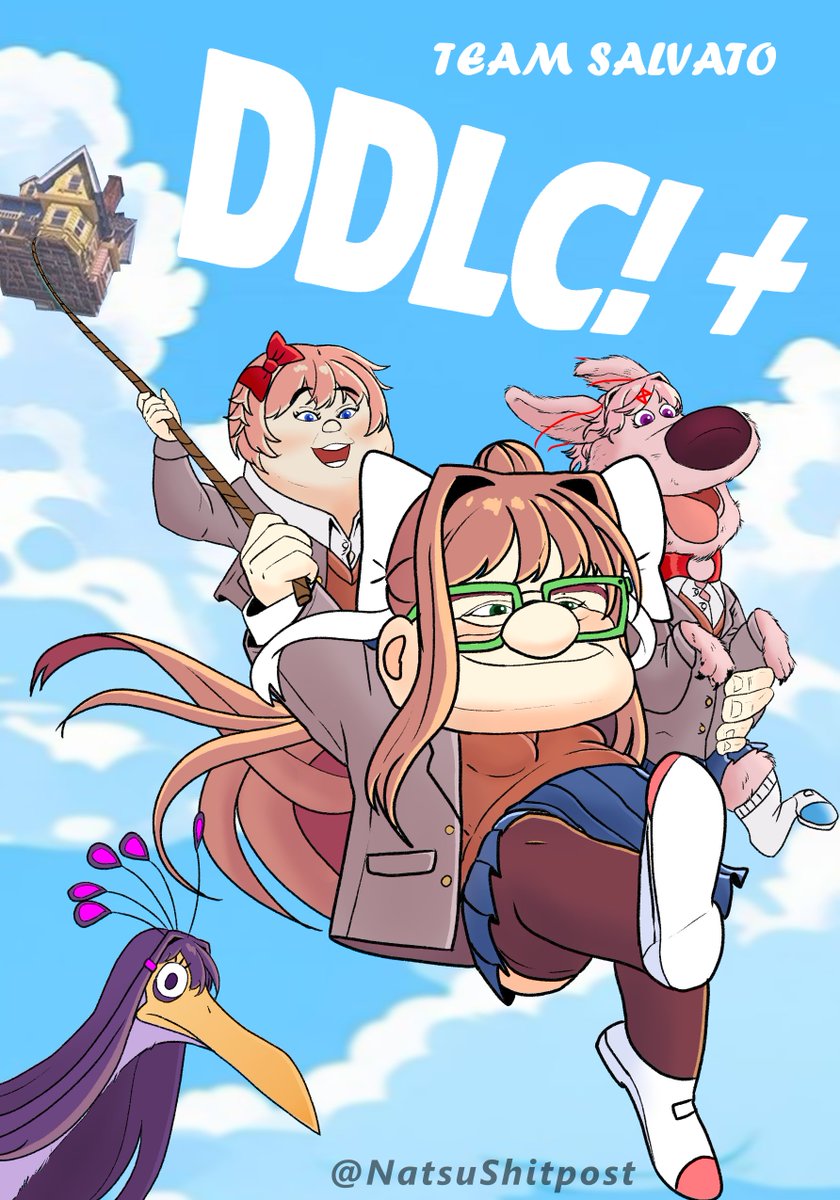 NatsuShitpost's tweet image. Nuevo Curi de #DDLC !🖌️☃️☁️

#curimeme #meme #fanart #Dokidokiliteratureclubplus
