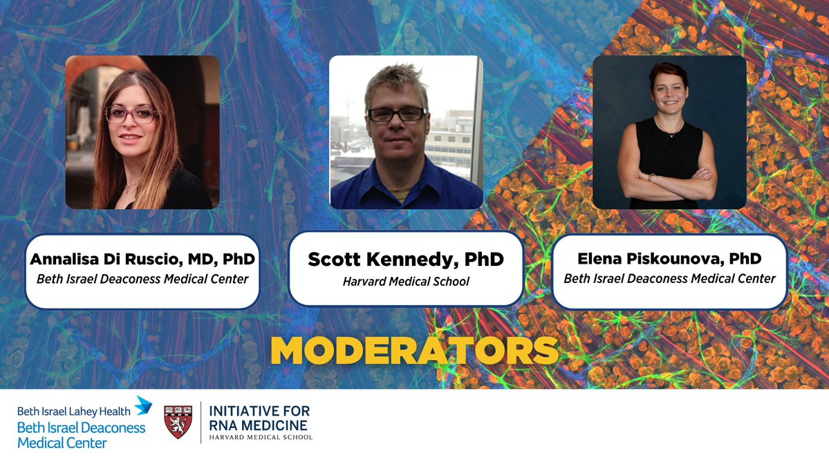 irmdirector's tweet image. 📢On top of our amazing line of speakers for our 11th Annual HIRM #RNA #Medicine #Symposium we also have some impressive people helping us Moderate each session! 

Interested? There is still time to register now! eventbrite.com/e/hms-initiati…

@BIDMC_CancerCtr