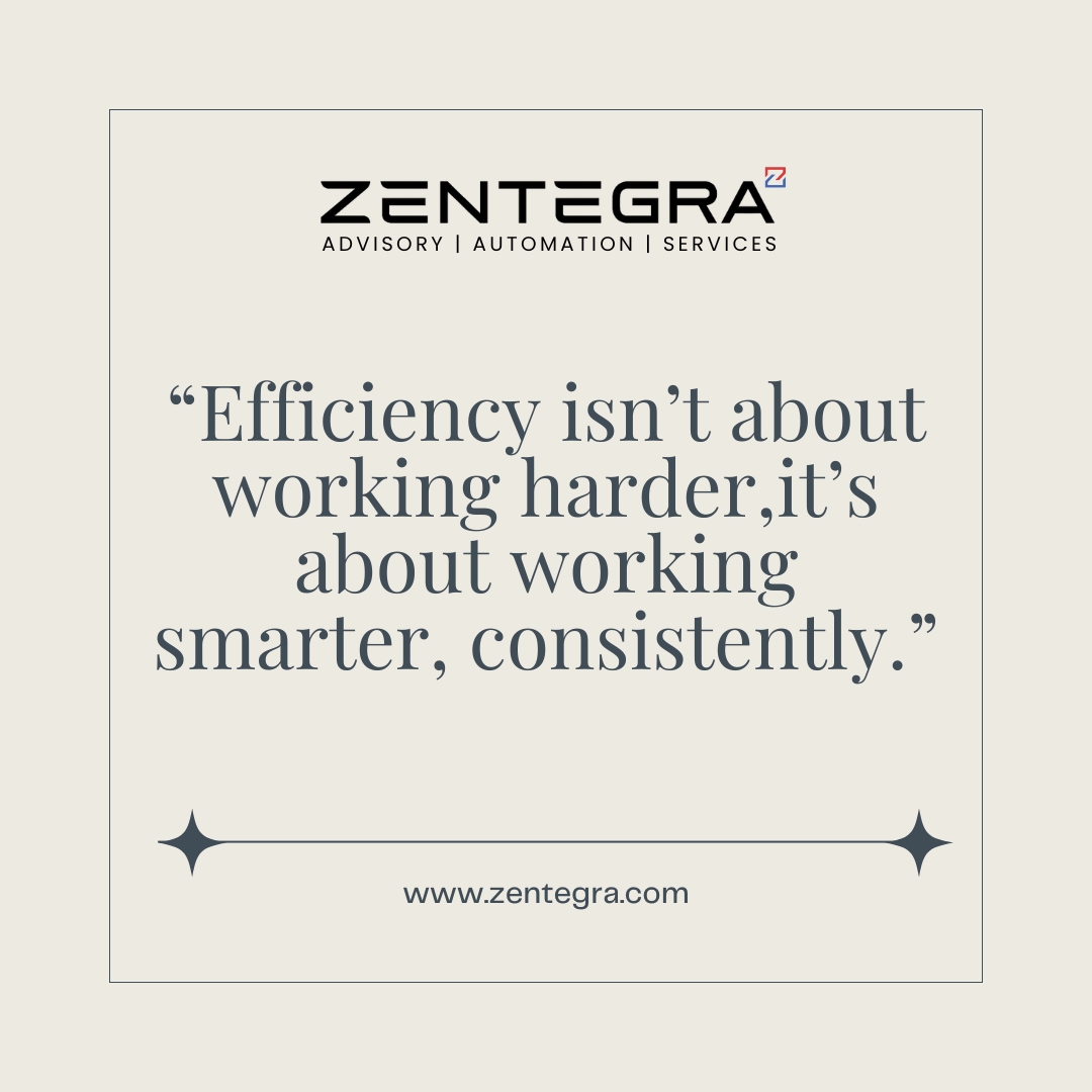 myzentegra's tweet image. It’s not about doing more — it’s about doing it smarter, every single day. 

#Efficiency #WorkSmart #Productivity #BusinessAutomation #Zentegra #SmartWork #EntrepreneurLife #Consistency #GrowthStrategy #SuccessHabits