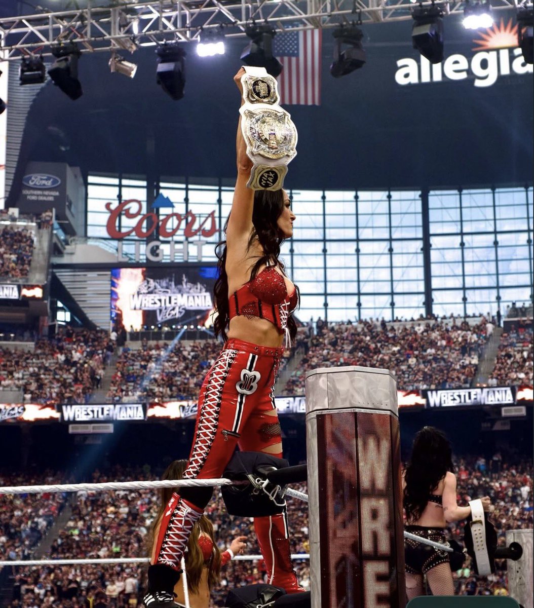 bellasforgold's tweet photo. Reppin my girls as always!!  Welcome home Paige!!  Brie Bella is a champ in 2026 😭.  Get well soon Nikki we all love you 😭❤️ #bellaarmy #bellamania https://t.co/bDHpLWZxKw