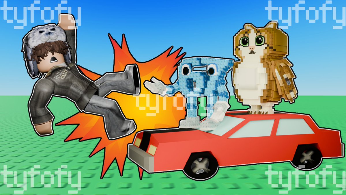 First attempt at blender youtube thumbnails lol #robloxdev #roblox