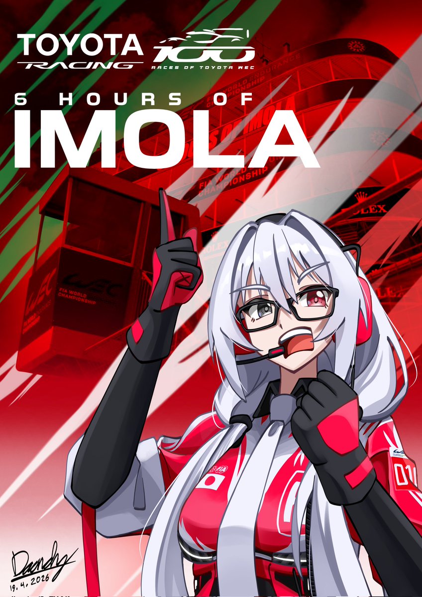 6 Hours of IMOLA 🇮🇹
Toyota's 100th race in WEC since 2012

#WEC#6HImola