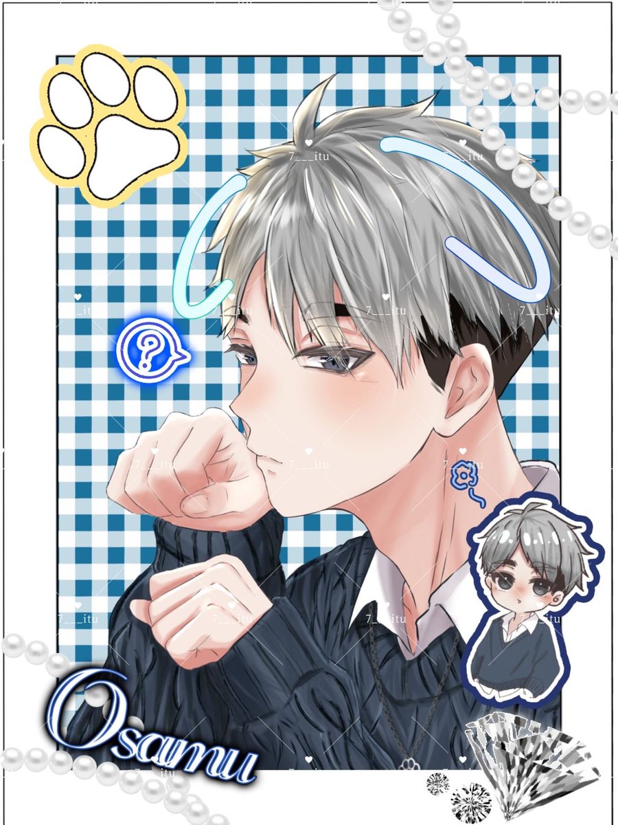 7___itu's tweet image. ニット崎

 #hq #ハイキュー  #ハイキューイラスト