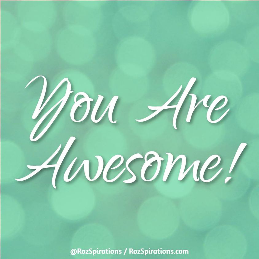 RozSpirations's tweet image. JUST KNOW...
YOU ARE AWESOME! #RozSpirations
#RozSpirations #Kindness #Encouragement #Positivity #Inspiration #SelfCare #Quotes

KNOW IT, BELIEVE IT, LIVE IT!