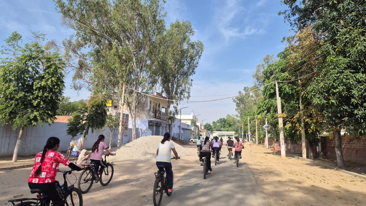SaiStc4662's tweet image. Sunday cycling on 19.04.2026 with women's-

Name of Centre-STC Mastuana Sahib 
No.of participants-27
Route cover-2km

#fitindia #media_sai #sundayoncycle