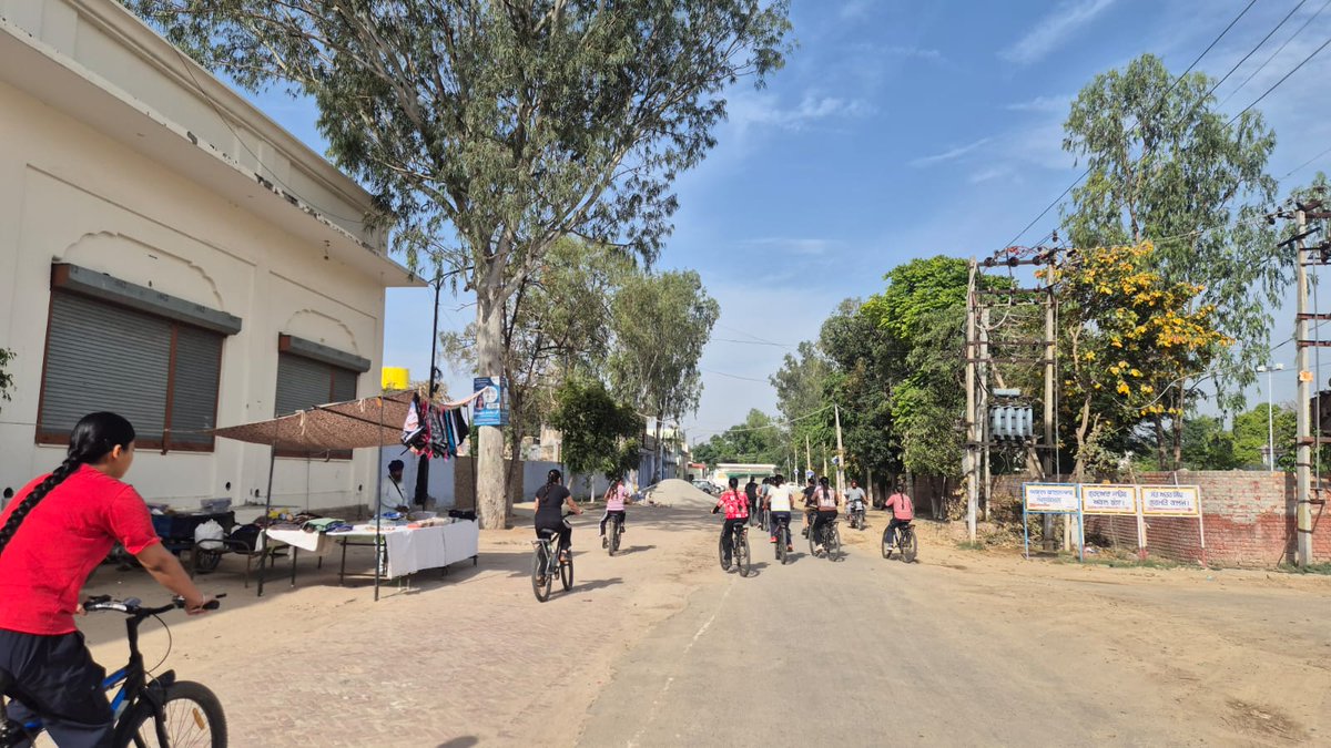 SaiStc4662's tweet image. Sunday cycling on 19.04.2026 with women's-

Name of Centre-STC Mastuana Sahib 
No.of participants-27
Route cover-2km

#fitindia #media_sai #sundayoncycle