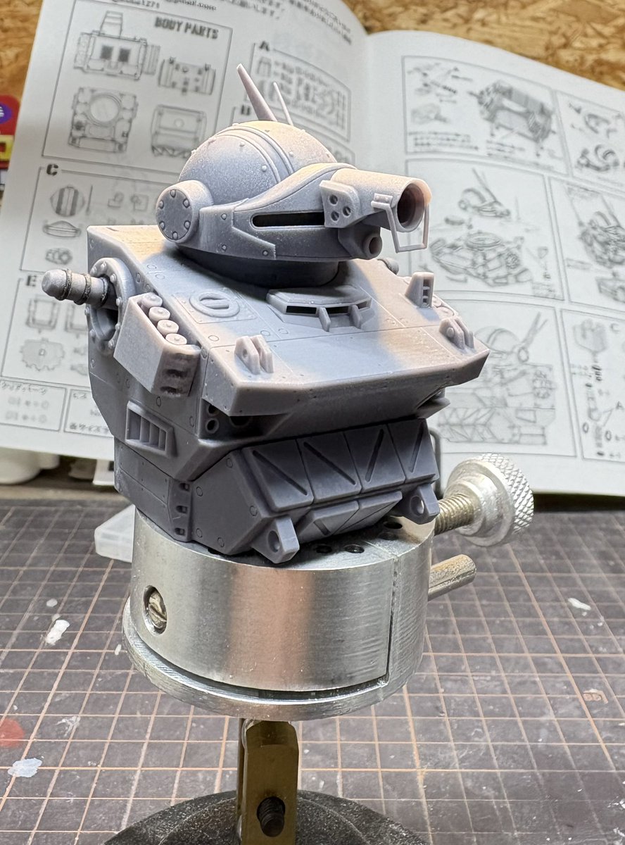 原型たいすけ氏<a href="/koba1271/">たいすけ</a> のスコープドッグ現地改修機、ヤバいですね。
とにかくカッコいい！！
#ボトムズ