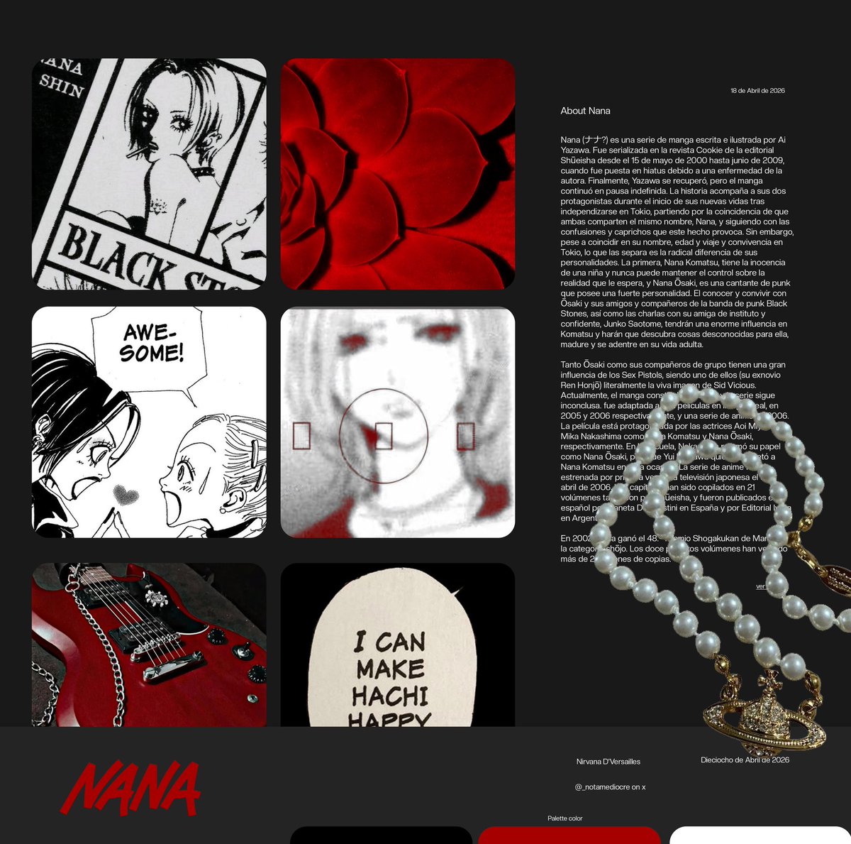 _notamediocre's tweet photo. #MidnightInTokyo ✮ Nirvana as Nana Osaki.
Con la compañía de Gèlie doy inicio a esta gran fiesta. 🎸 https://t.co/ROR74UZKNj