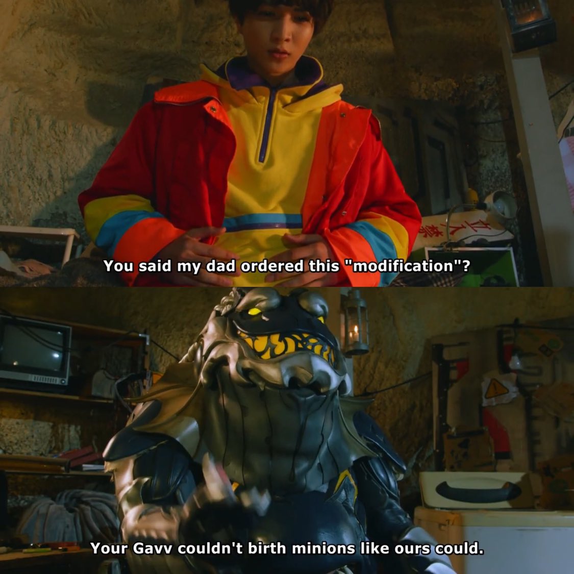 I miss you kamen rider where the main character had a surgery for him to be able to give birth