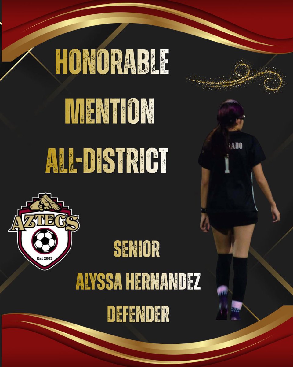 ELDO_GSoccer's tweet photo. 🎉 ALL‑DISTRICT HONORS 🎉 Congratulations to Juliet and Alyssa for being named  Honorable Mention All‑District! This recognition is a testament to a strong season filled with hard work, commitment, and impact. Proud of the way you represented our program! 👏⚽️ https://t.co/04REMF5PkW