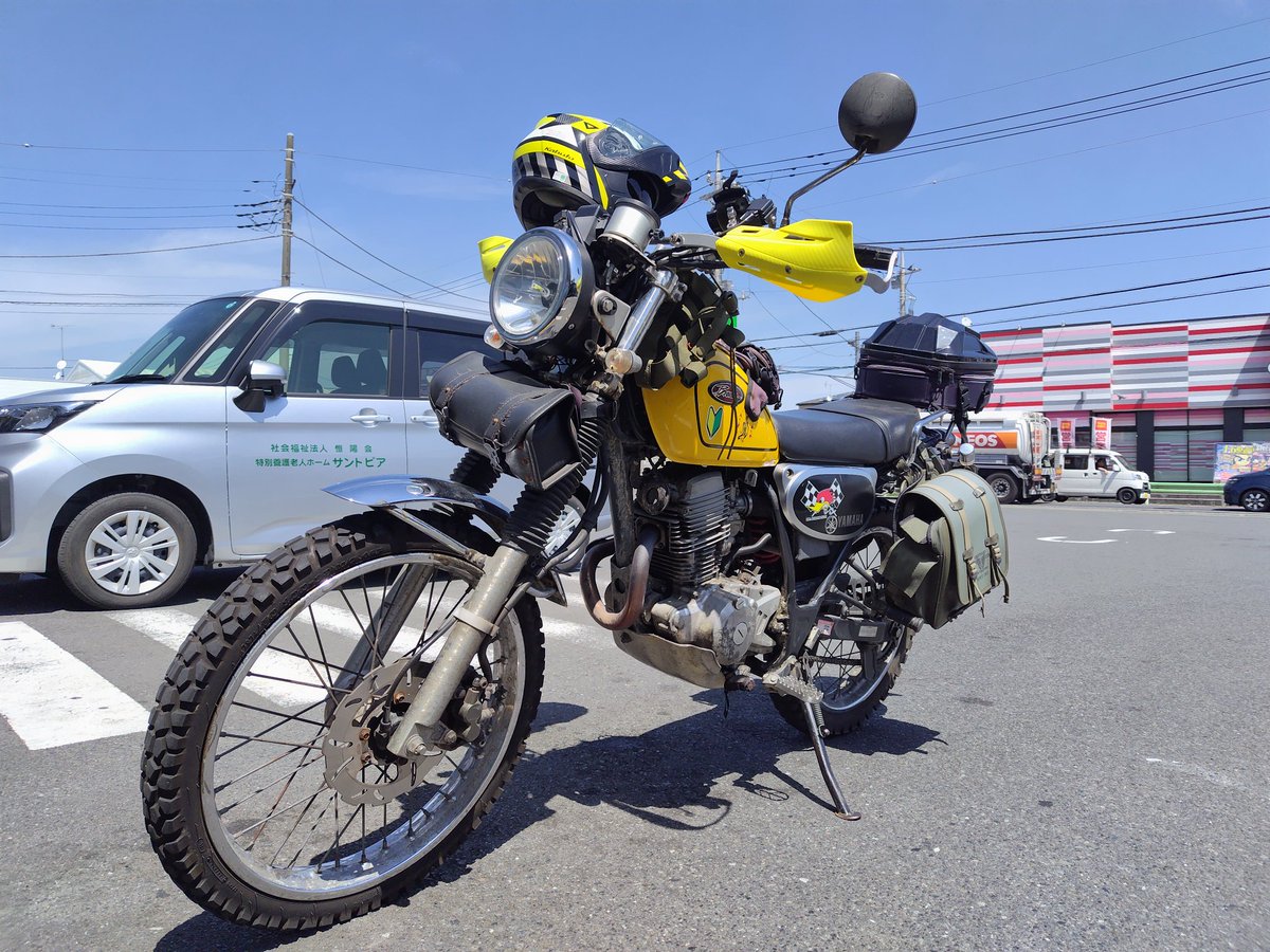 S3U8q's tweet image. 水曜日に高速使って埼玉に行くから、今日のうちにガソリン満タンにしてきた

今回の算出燃費は約24.56km/L
その辺の買い物で街乗りしかしてないからこんなもんか🙄
燃費悪い

#YAMAHA #ヤマハ #Bronco #ブロンコ #オフロードバイク #スクランブラー