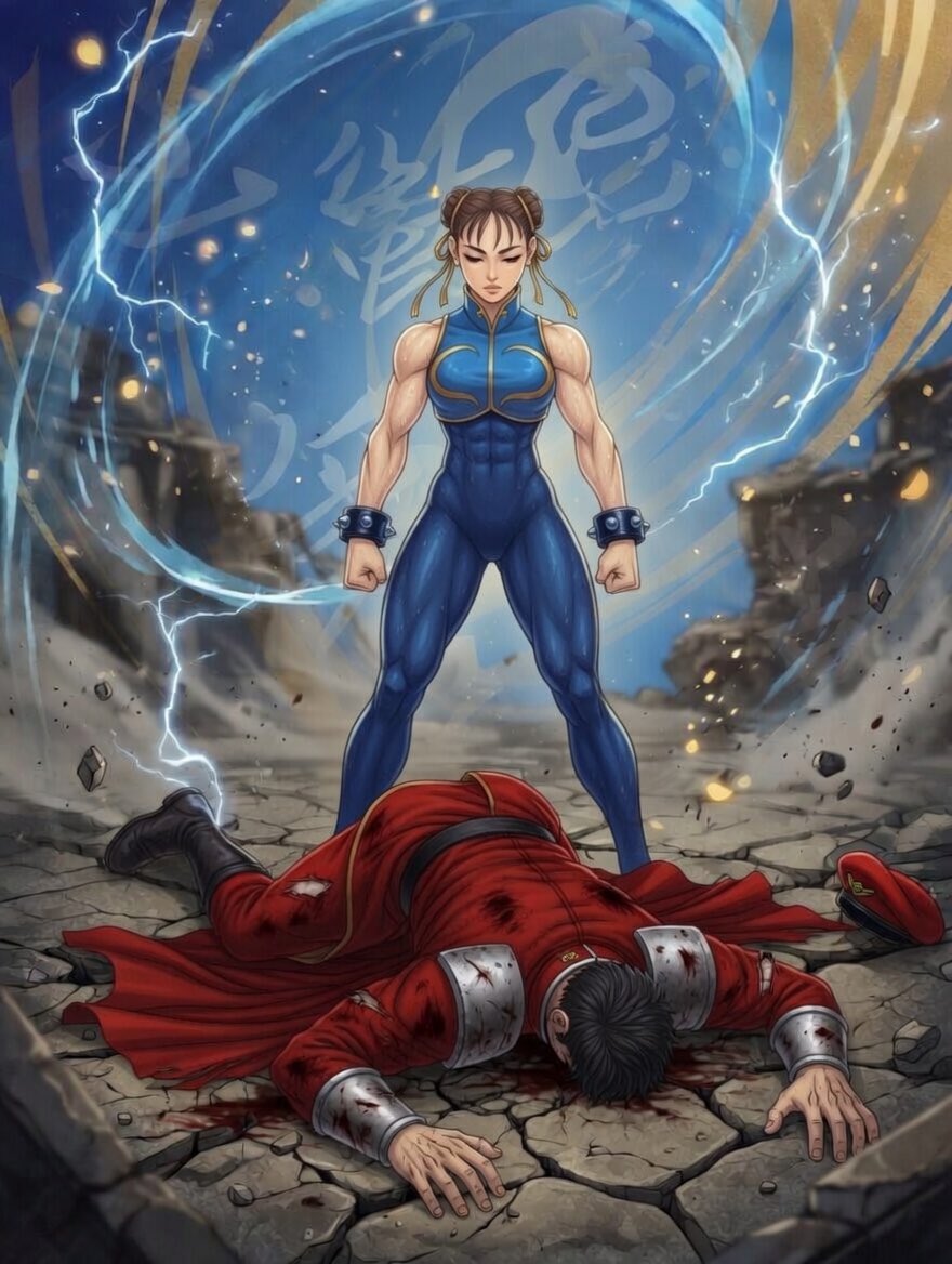 SNK_YURISAKA's tweet image. ZERO春麗③
#StreetFighter #春麗 #ChunLi  
#生成AI