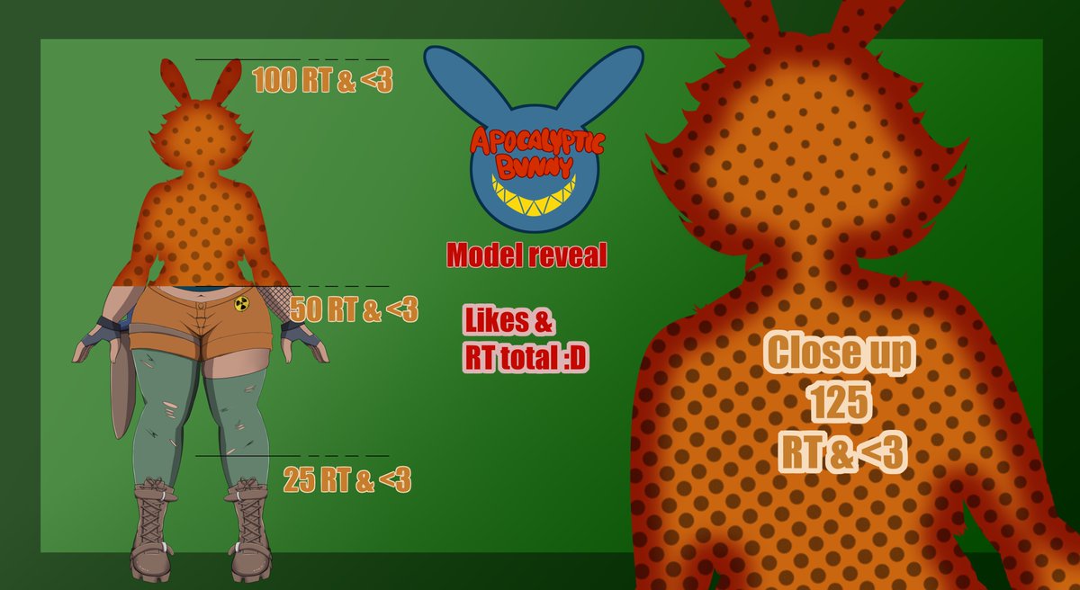 apocalypticbunny ☢🐰| Redebut April 21 tweet media