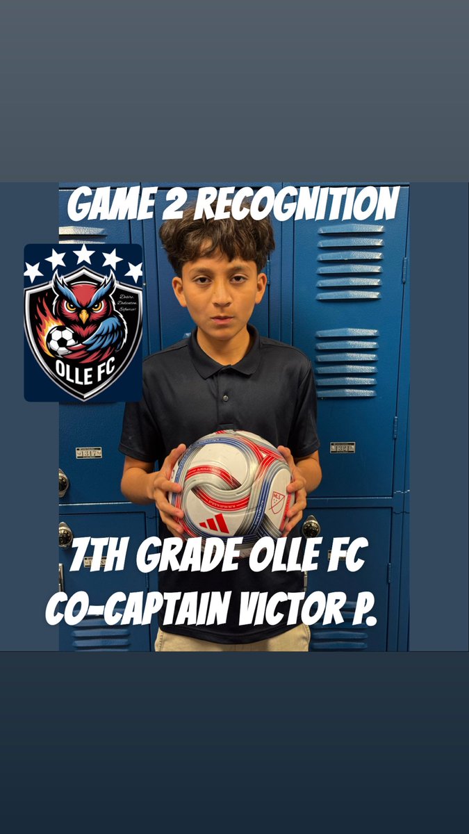 CoachBravo_'s tweet photo. From two weeks ago. Recognizing the players who stepped up, competed, and represented OLLE FC with pride.
This program is built on Desire. Dedication. Esfuerzo.
And these boys are showing exactly what that looks like on the field.
Keep working.💪⚽️
#OlleFC #Esfuerzo #SoccerLife https://t.co/5aH5dA4eUM