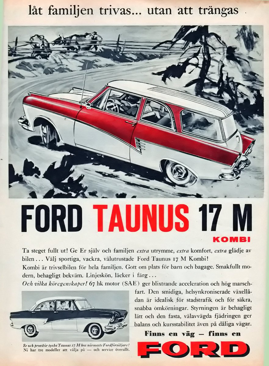 Nisseboxx's tweet image. låt familjen trivas… utan att trängas

#Se -1959 Nr 19  #ford #ad #reklam