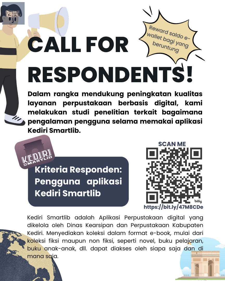 📚 gais maaf kalau kalian muak, masih kurang 20an lagi buat isi kuesionerku huhu. siapapun plis bantu sender biar cepet lulus😭. cobain gusy ini pengganti Kediri e-lib yang kemarinn. linknya ada di reply🫶 terima kasihh