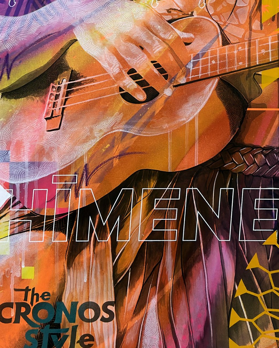 cronosartwork's tweet photo. “Hīmene”
New mixed media on canvas artwork. 🙂🤙
Visible at the @galeriewinkler for the World art day collective exhibition.
From 15 to 28 April.
#cronosartwork #cronostahiti #himene #ukulele https://t.co/f2lt8eJqjV